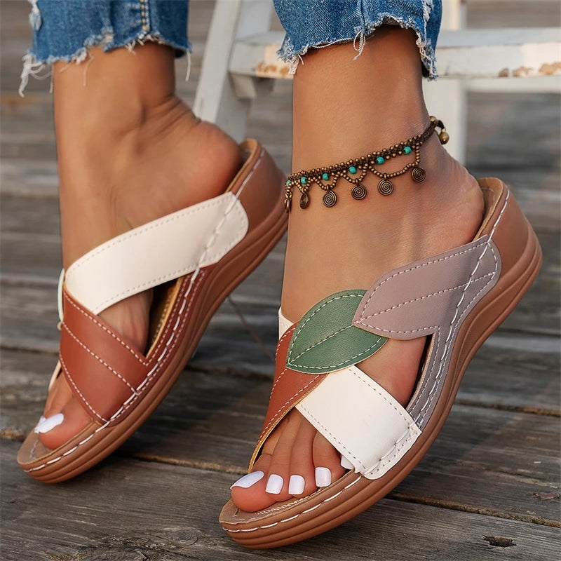Zapatos de Mujer, Sandalias de Verano, Sandalias de Moda con Plataforma, Zapatos para Caminar, Sandalias Suaves para Mujer, Calzado Retro, Zapatos de Mujer