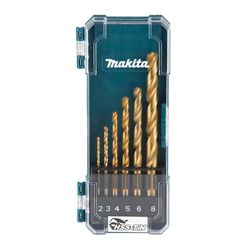 Makita D-72833 D-72861 Juego de brocas para Metal/madera HSS-taladro helicoidal de estaño accesorios de herramientas multifuncionales de varios tamaños
