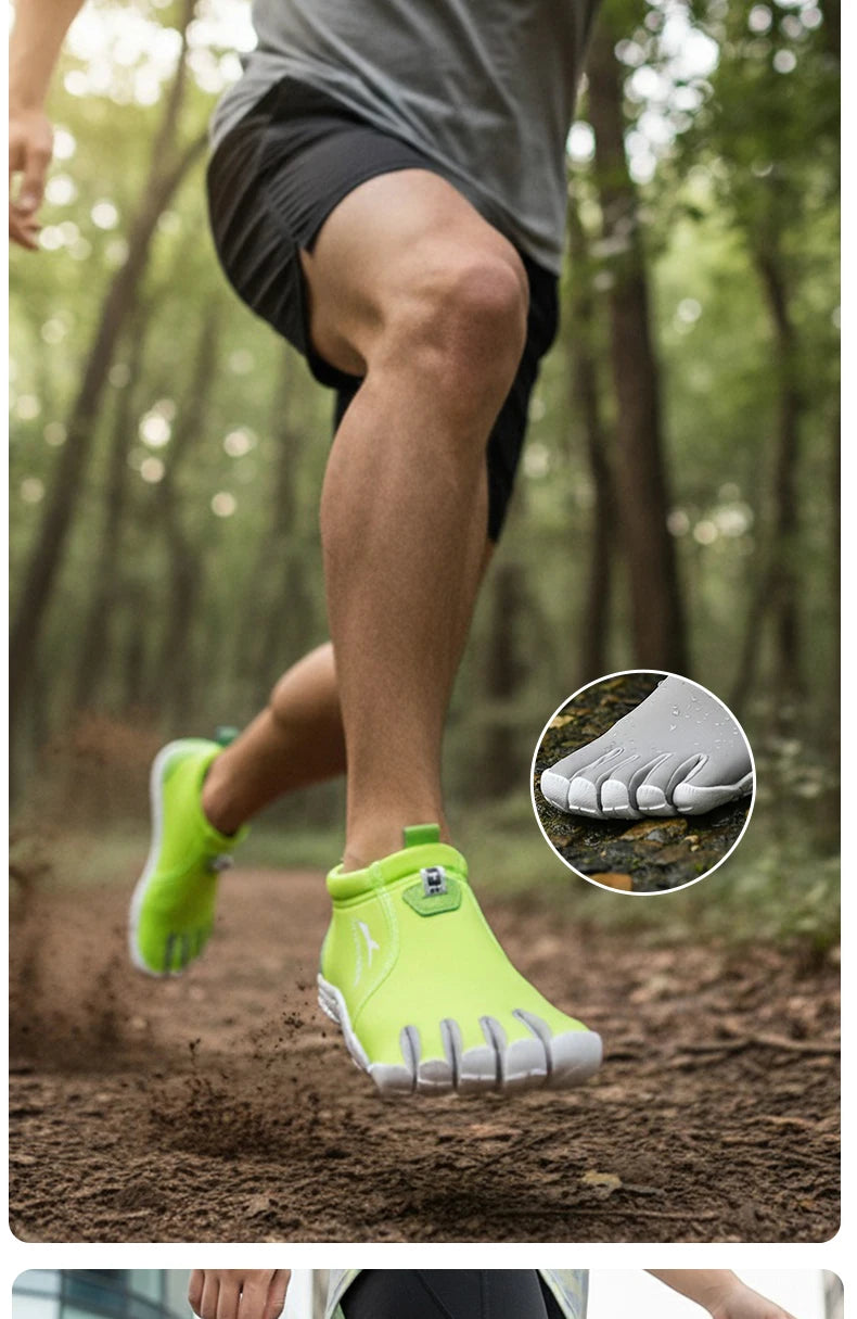 Zapatos de Neopreno de Cinco Dedos, Zapatillas de Agua Descalzas para Buceo, Voleibol de Playa y Caminatas en Arrecifes Costeros