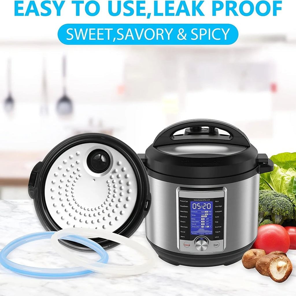 1 pieza de anillo de sellado de silicona de calidad alimentaria para olla instantánea: anillo de sellado de goma alternativo para ollas de 3, 5, 6, y 8 cuartos