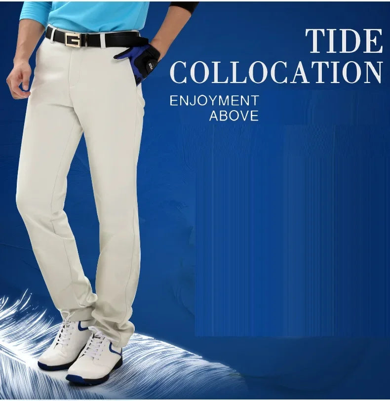 Pgm pantalones de Golf para hombre, pantalones cálidos gruesos impermeables de invierno, además de ropa de Golf de tenis de terciopelo, pantalones cálidos de pelota de Golf para hombre, a prueba de lluvia y nieve