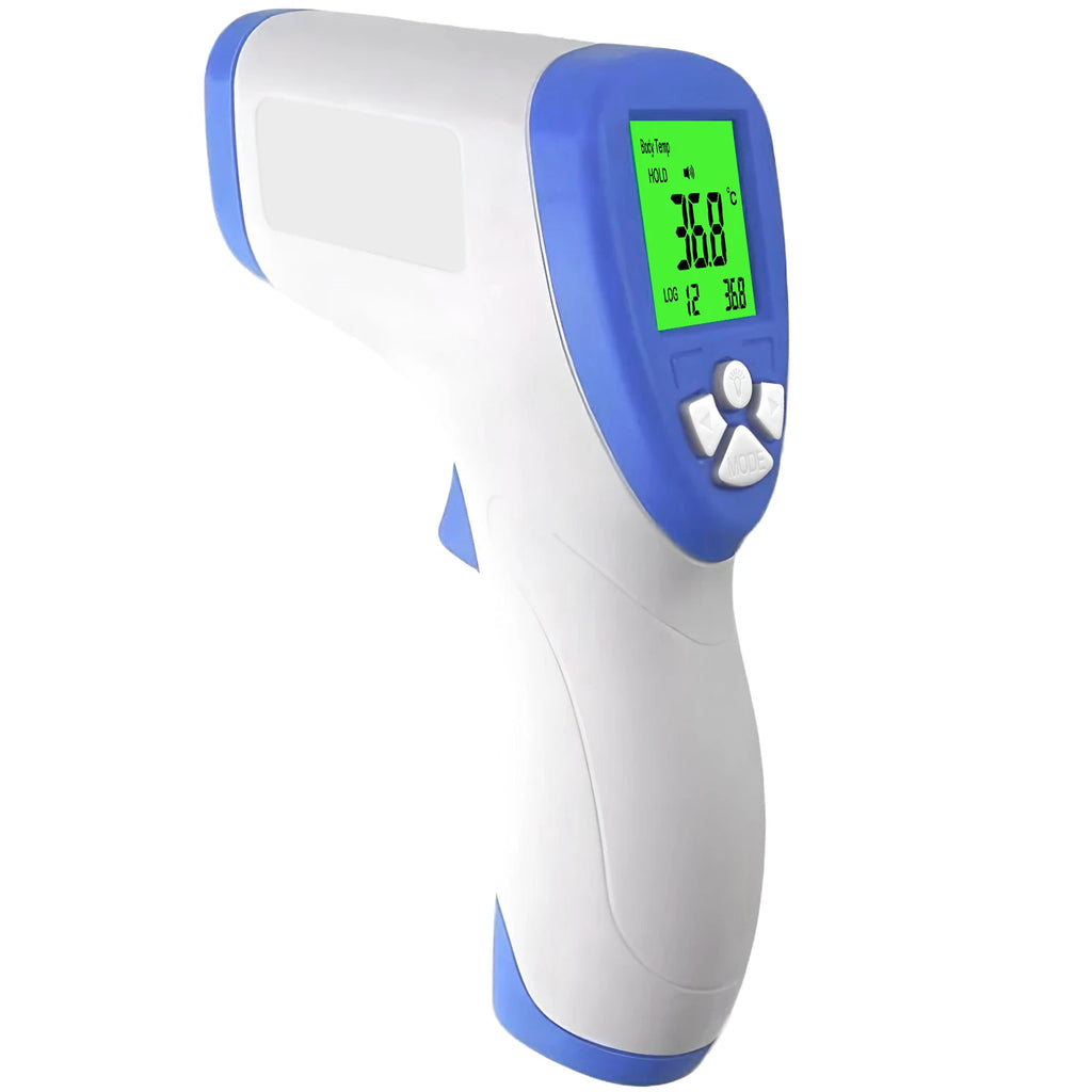 Termómetro infrarrojo para fiebre médica, termómetro Digital láser sin contacto para cuerpo, termómetro para medir la temperatura de la frente para bebés y adultos
