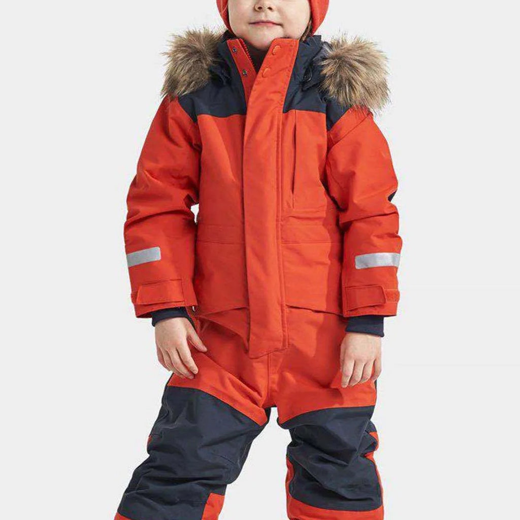Traje de esquí para niños a prueba de viento impermeable grueso luminoso traje de esquí de una pieza para niños ropa de algodón para hombres y niñas traje de esquí
