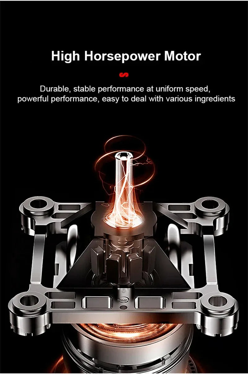 Licuadora mezcladora de grado comercial de alta resistencia, exprimidor de frutas, procesador de alimentos, licuadora de batidos de hielo, trituradora de jugo de alta potencia, 2000W