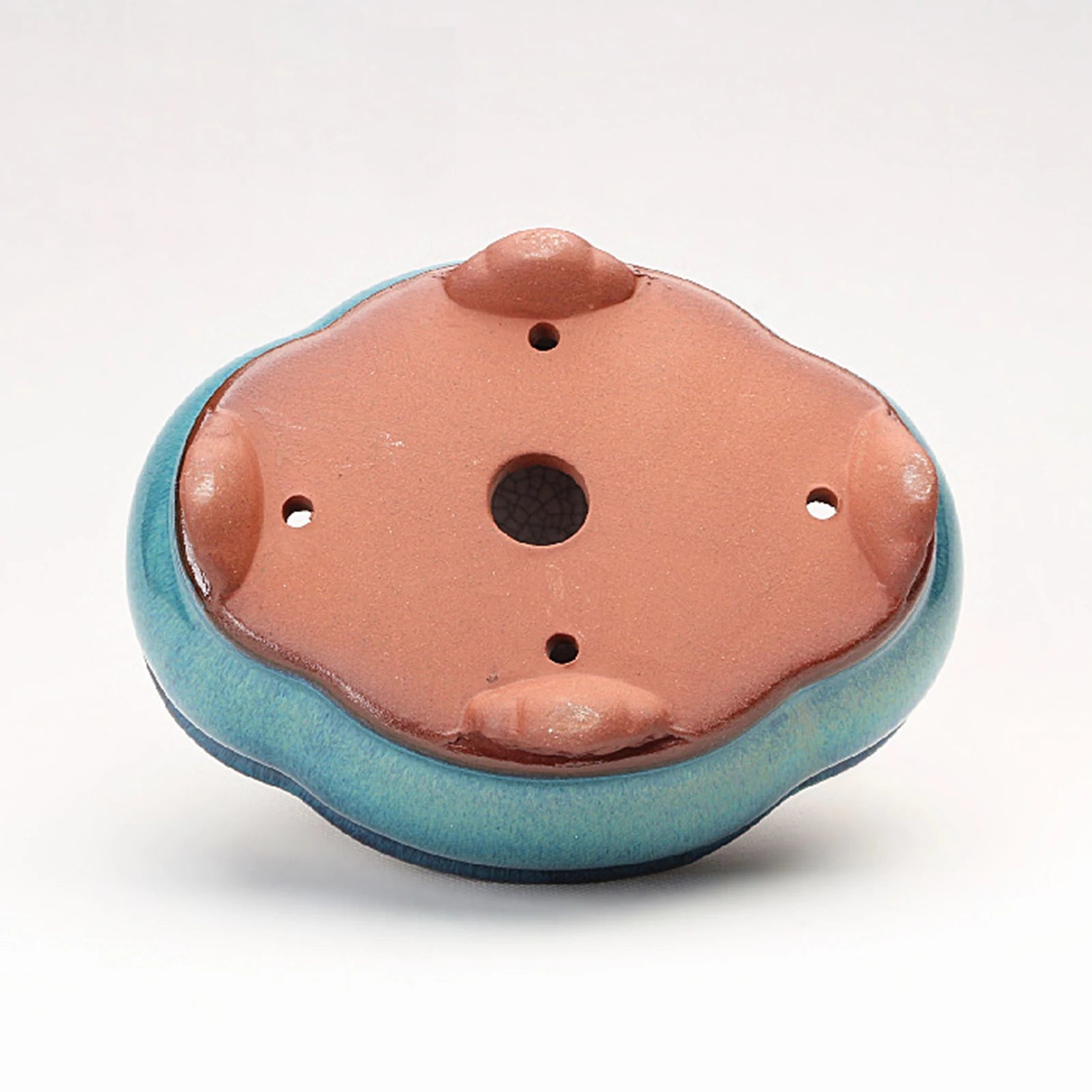 Macetas de cerámica para jardín, macetas para bonsái de cerámica rugosa y transpirables elegantes para sala de estar, dormitorio, estudio