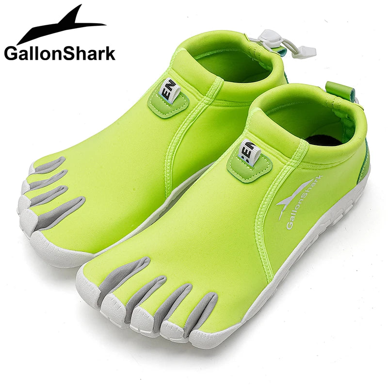 Zapatos de Neopreno de Cinco Dedos, Zapatillas de Agua Descalzas para Buceo, Voleibol de Playa y Caminatas en Arrecifes Costeros