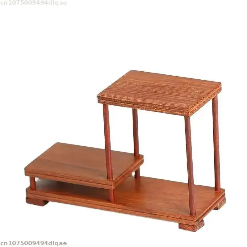 Artesanías de madera Natural, patio, jardines, decoraciones de invernadero, estantes para plantas, floreros, macetas, Bases de exhibición