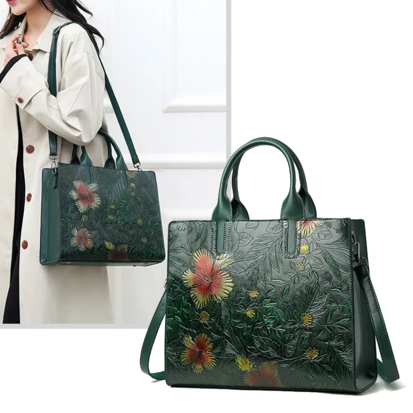 Bolso de hombro de diseñador de alta calidad para mujer, gran capacidad, bolsillo de oficina, bolsa cruzada Diagonal en relieve, bolsa de documentos oficial