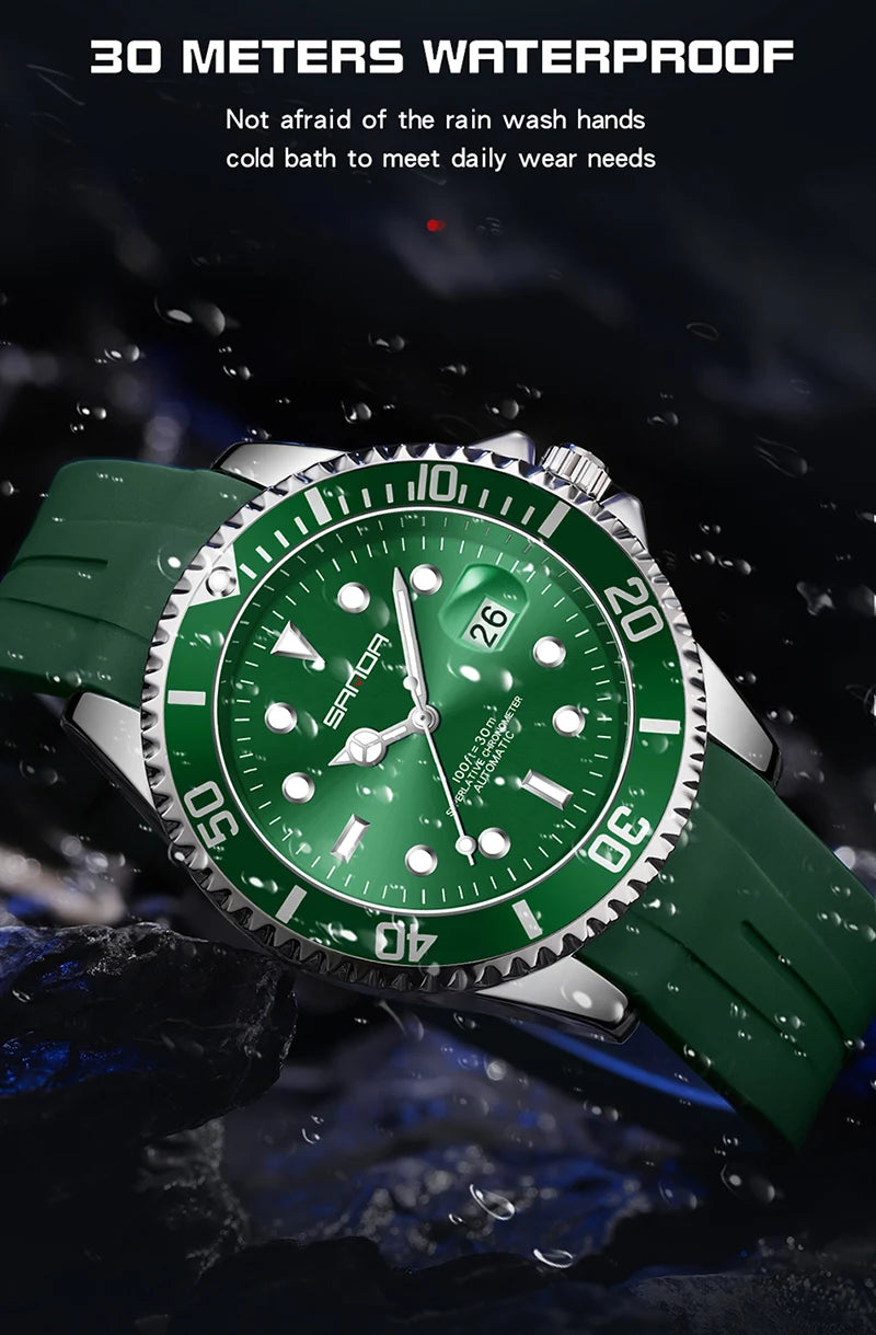 Relojes automáticos de marca de lujo para hombre, reloj mecánico resistente al agua con diseño cuadrado, relojes deportivos elegantes para mujer, reloj Masculino 2026