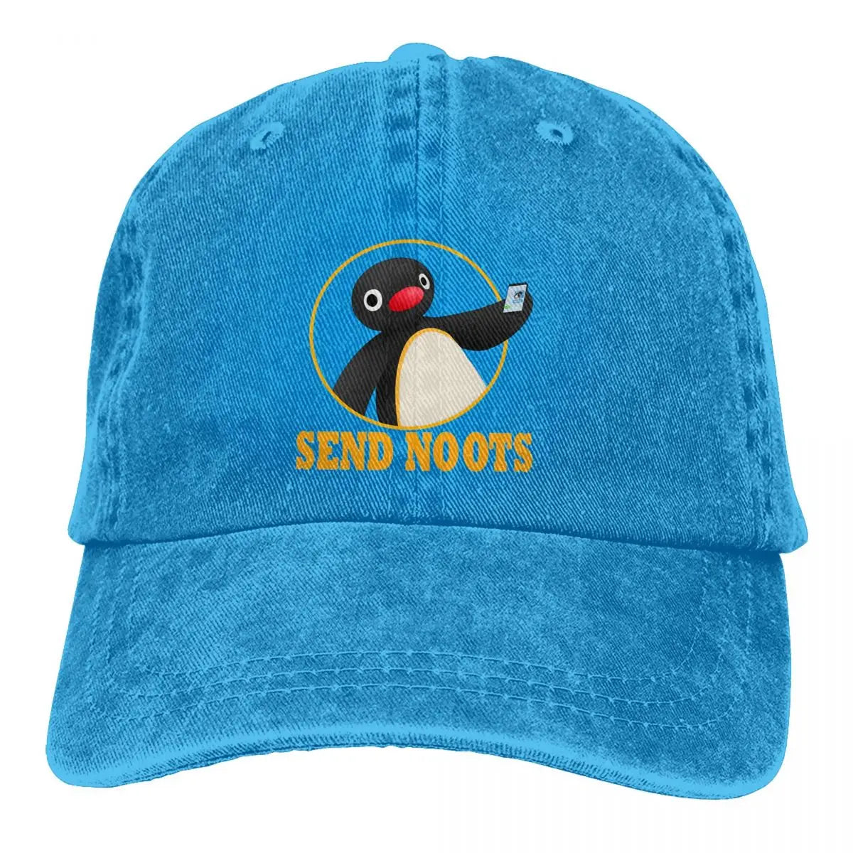 Gorra de verano con visera, sombrero de vaquero con visera, Hip Hop, Pingu Pinga Penguin TV
