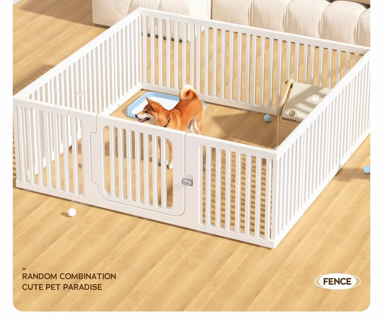 Valla para mascotas, jaula para perros domésticos para interiores, valla para perros pequeños, valla de protección de seguridad especial para interiores, producto de partición portátil para mascotas