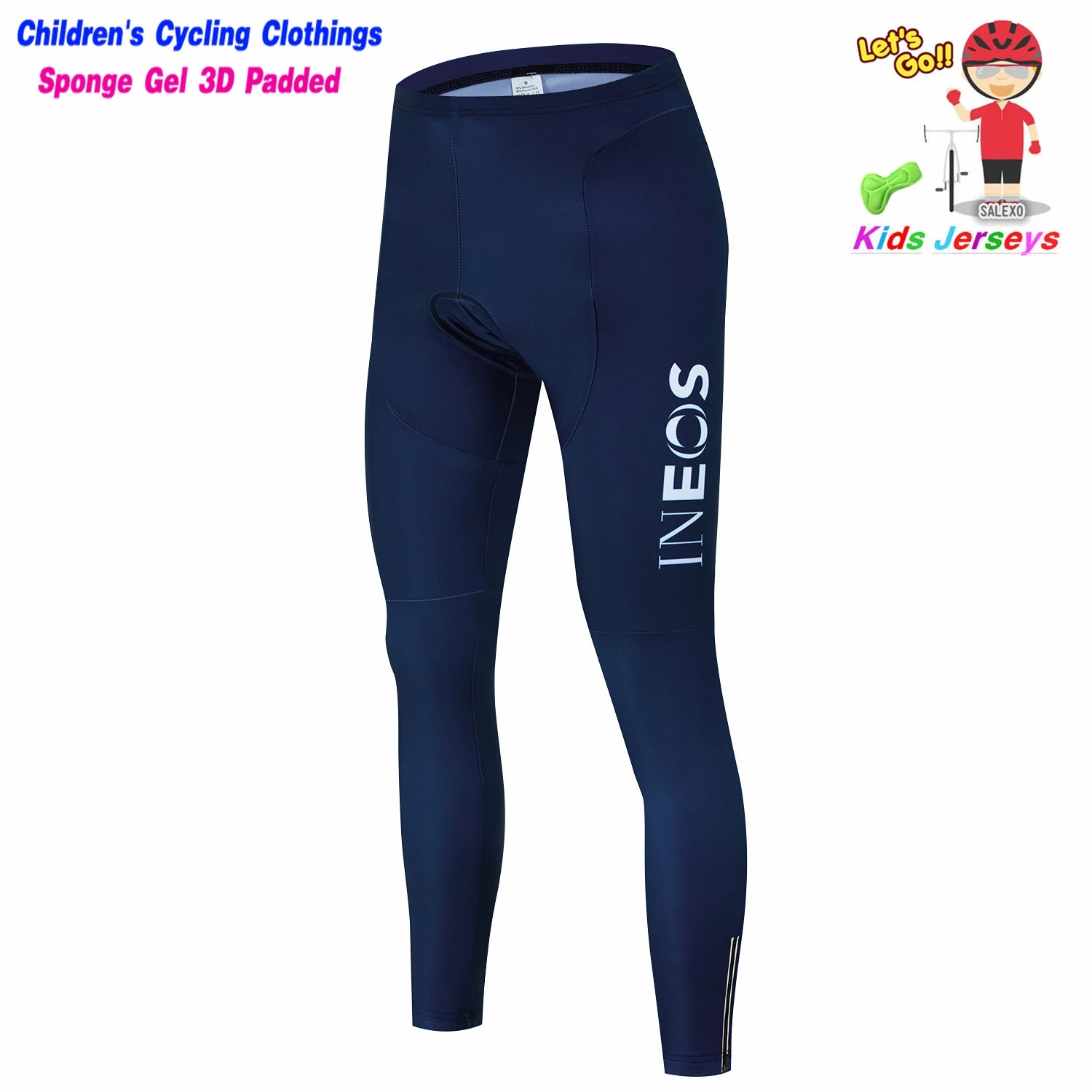 INEOS-Conjunto de Ropa de Ciclismo para niños y niñas, jersey de manga larga para primavera y otoño, 2023