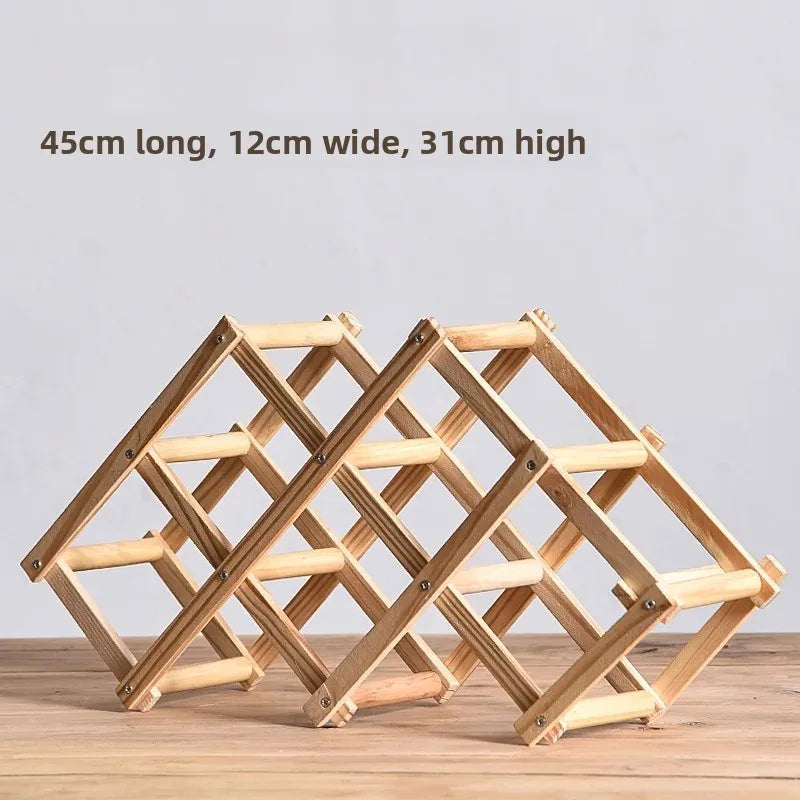 Estantes Apilables para Almacenamiento de Vino, Estantes de Madera para Botellas, Utensilios para Bar en Casa, Gabinetes para Vino, Herramientas de Bar, Artículos para el Hogar