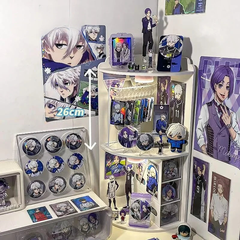 Estante de Almacenamiento Esquinero para Escritorio, Caja Organizadora de Gran Capacidad para Dormitorio, Caja de Almacenamiento de Artículos Diversos para Dormitorio, Barra de Exhibición, Exhibidor de Productos