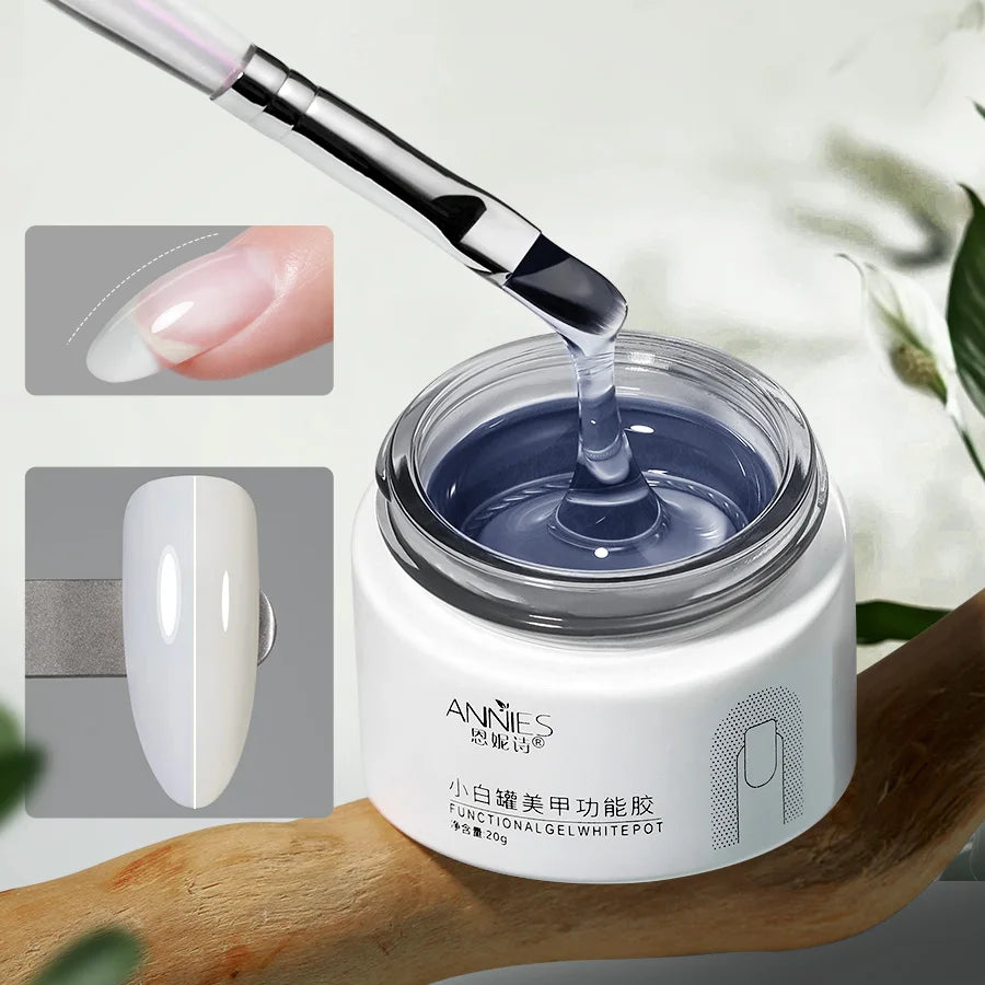 Capa superior de diamante de 20g para esmalte de uñas de Gel, barniz de Gel UV de larga duración, Gel de construcción para decoración de uñas de alta luminosidad