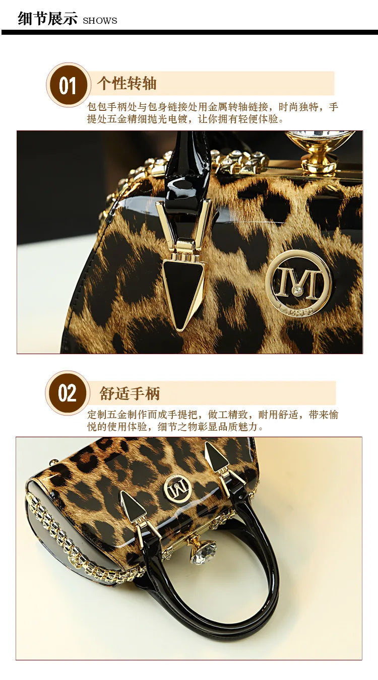 Bolso de mujer Bolso de hombro pequeño de cuero brillante personalizado Nuevo bolso cruzado Bolso de almohada de moda