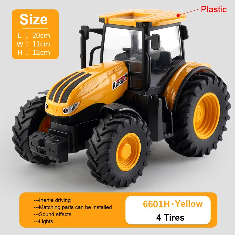 Juguetes para niños Modelos de coches Tractor Múltiples accesorios para elegir