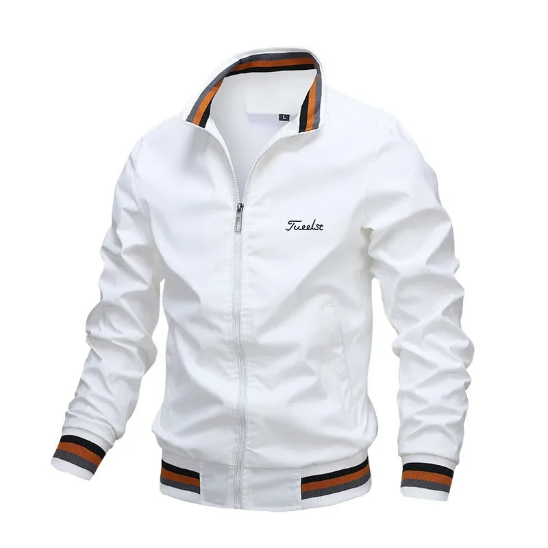 2025 Chaqueta de golf informal Ropa de golf para hombres Chaqueta casual de otoño Chaqueta de golf de moda para hombres a prueba de viento