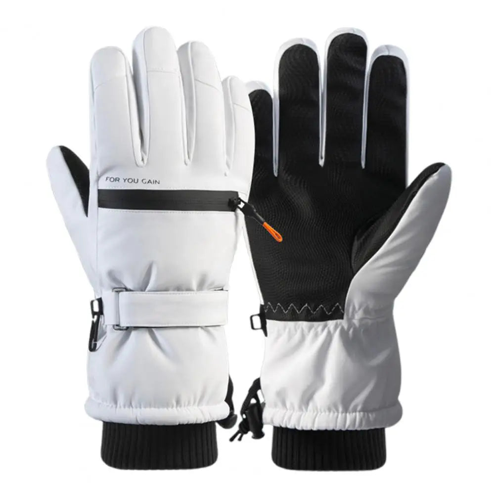 Guantes de esquí antideslizantes Guantes de esquí resistentes al desgaste Guantes de esquí de invierno para hombres y mujeres Pantalla táctil impermeable a prueba de viento para clima