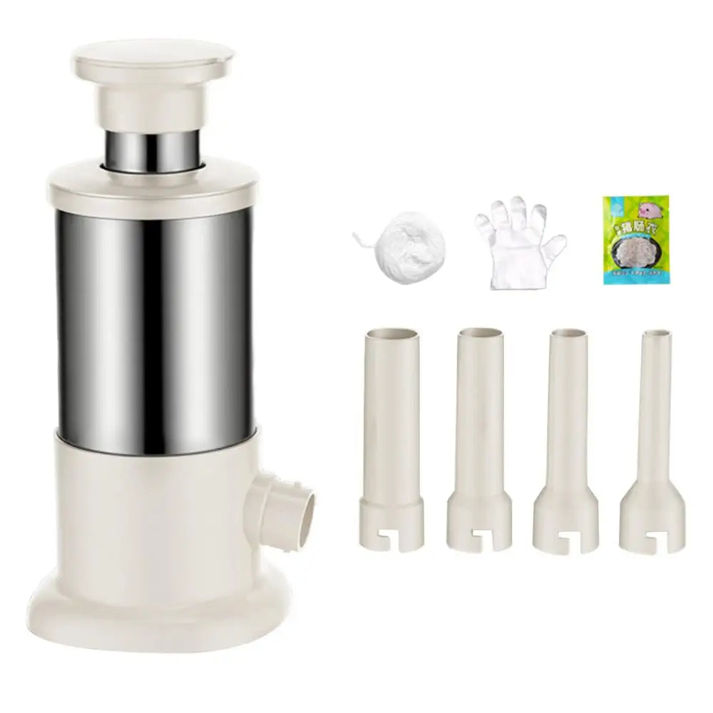 Máquina para Rellenar Salchichas con Tubos de Relleno, Rellenadora de Carne, Máquina para Hacer Salami, Herramientas de Cocina para Salchichas Caseras