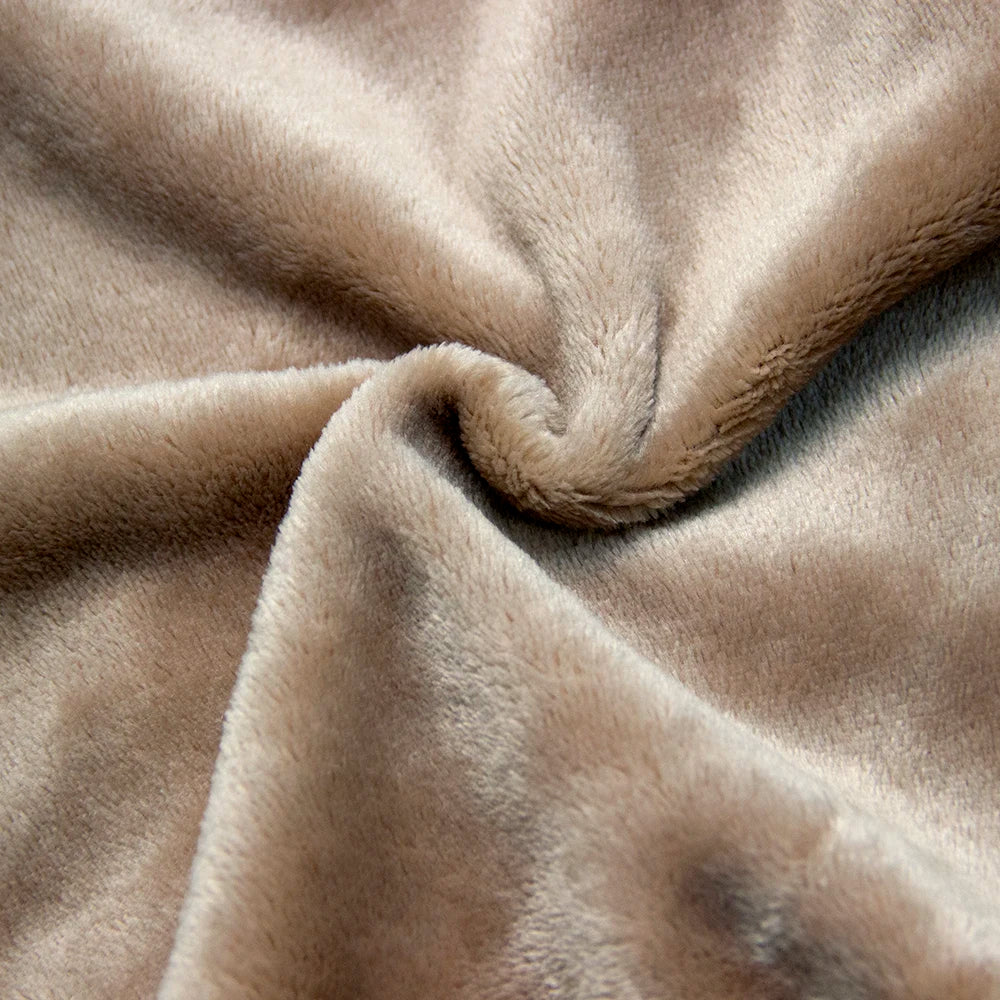 Ropa de invierno para niños, conjunto de pijamas de conejo de dibujos animados de otoño para niñas y niños, conjuntos de 2 uds de forro polar de franela gruesa, ropa de dormir cálida para niños