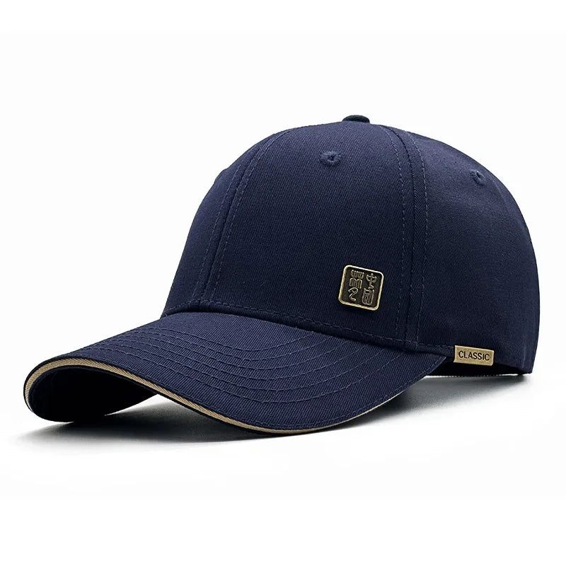 Sombreros de cabeza grande para hombres Gorra de béisbol XXL de algodón de gran tamaño Sombreros de cabeza grande Sombrero de talla grande ajustable 56-65 cm