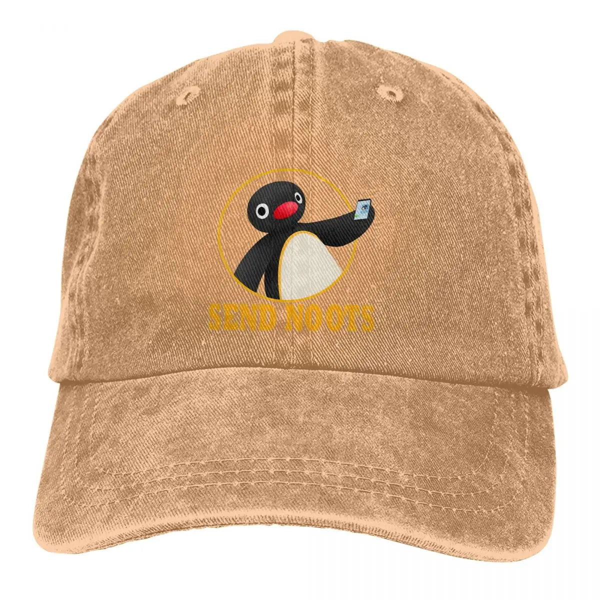 Gorra de verano con visera, sombrero de vaquero con visera, Hip Hop, Pingu Pinga Penguin TV