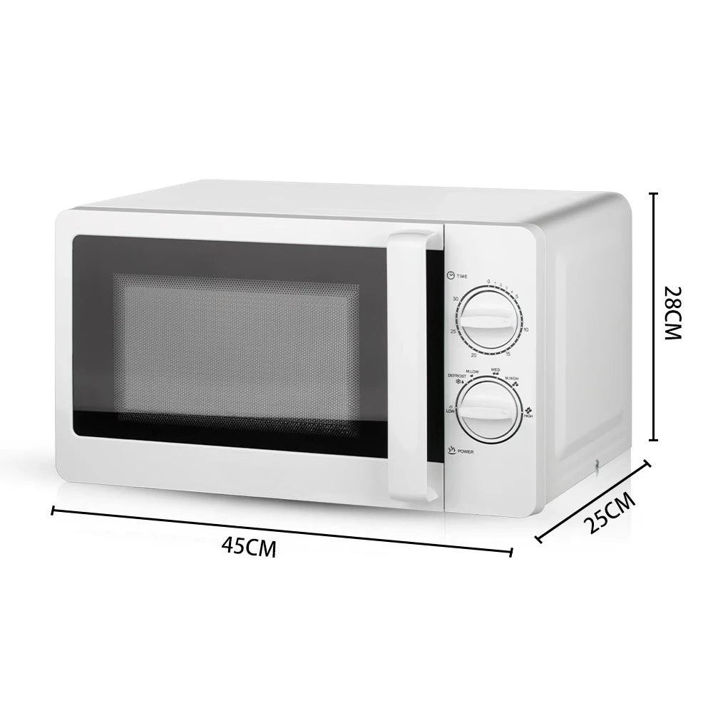 Horno de microondas, microhorno giratorio de luz rápida para oficina en casa, puede agregar calor visual R.8008