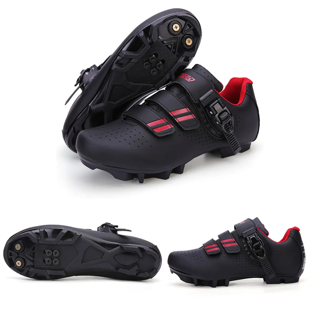 Zapatos de ciclismo para hombre con tacos Look Delta: zapatos giratorios compatibles con peloton con zapatos de bicicleta de carretera con clip Spd para hombres y mujeres