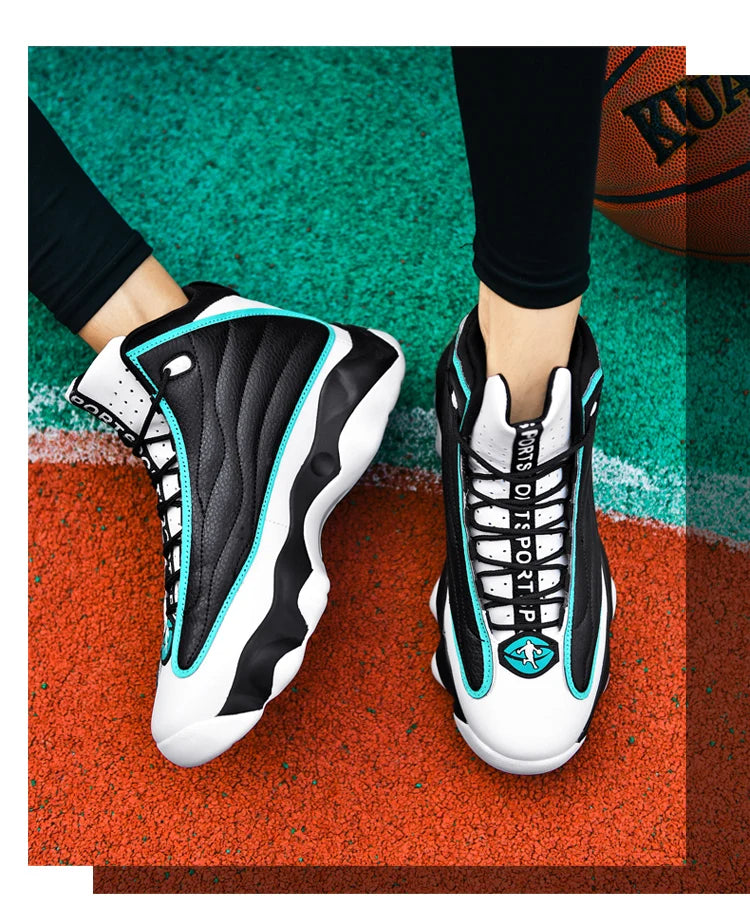 Zapatillas de baloncesto de alta calidad para hombre, zapatillas de baloncesto para hombre, zapatillas de deporte antideslizantes de alta calidad para exteriores