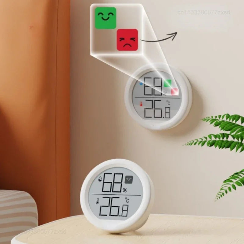 Medidor de Temperatura y Humedad para el Hogar, Termómetro Electrónico de Alta Precisión, Termómetro de Pared para Habitación de Bebé, Tabla de Temperatura Seca y Húmeda