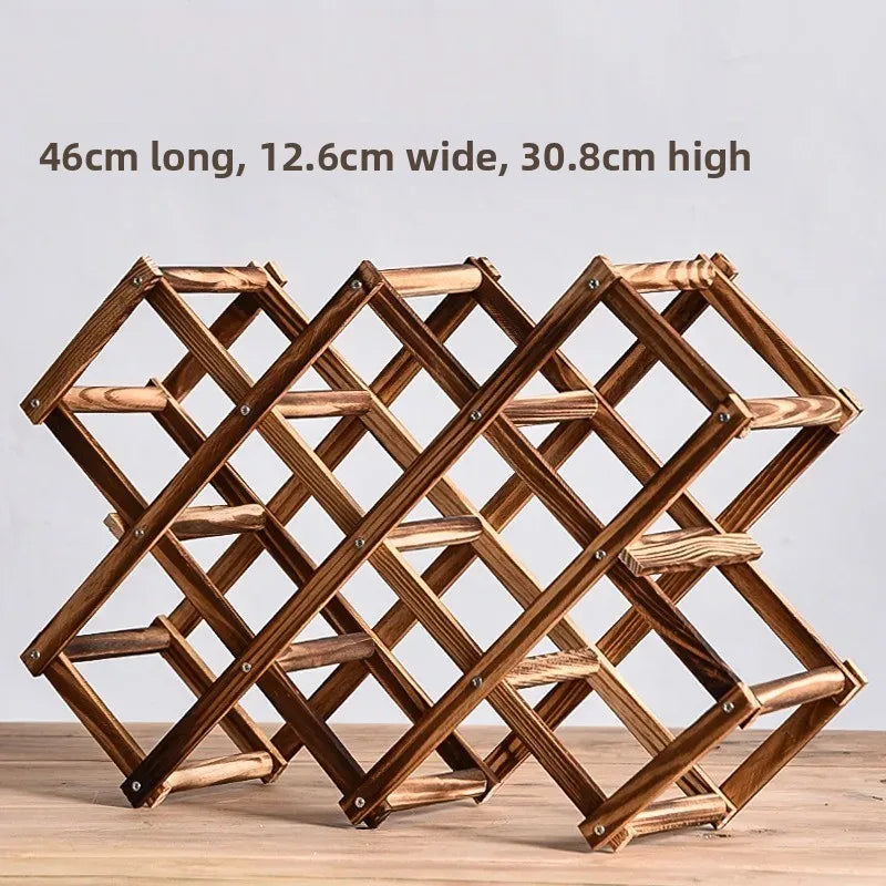 Estantes Apilables para Almacenamiento de Vino, Estantes de Madera para Botellas, Utensilios para Bar en Casa, Gabinetes para Vino, Herramientas de Bar, Artículos para el Hogar