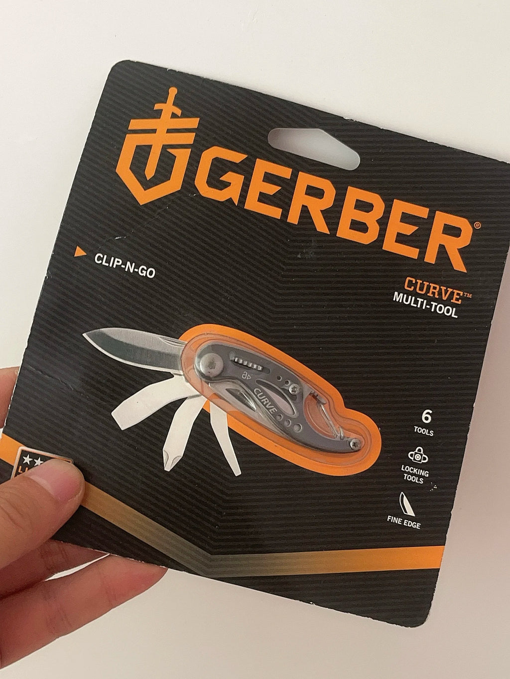 GERBER CURVE-multiherramienta para acampar, accesorios tácticos de supervivencia, aparatos edc para exteriores, mango de aluminio de autodefensa para caza