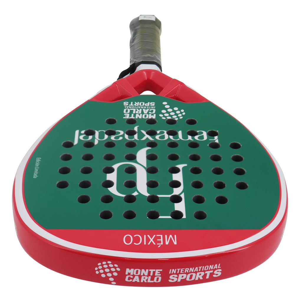 Raqueta de Padel P90, superficie de fibra de carbono 3K con memoria EVA, núcleo de espuma flexible, raquetas de tenis ligeras