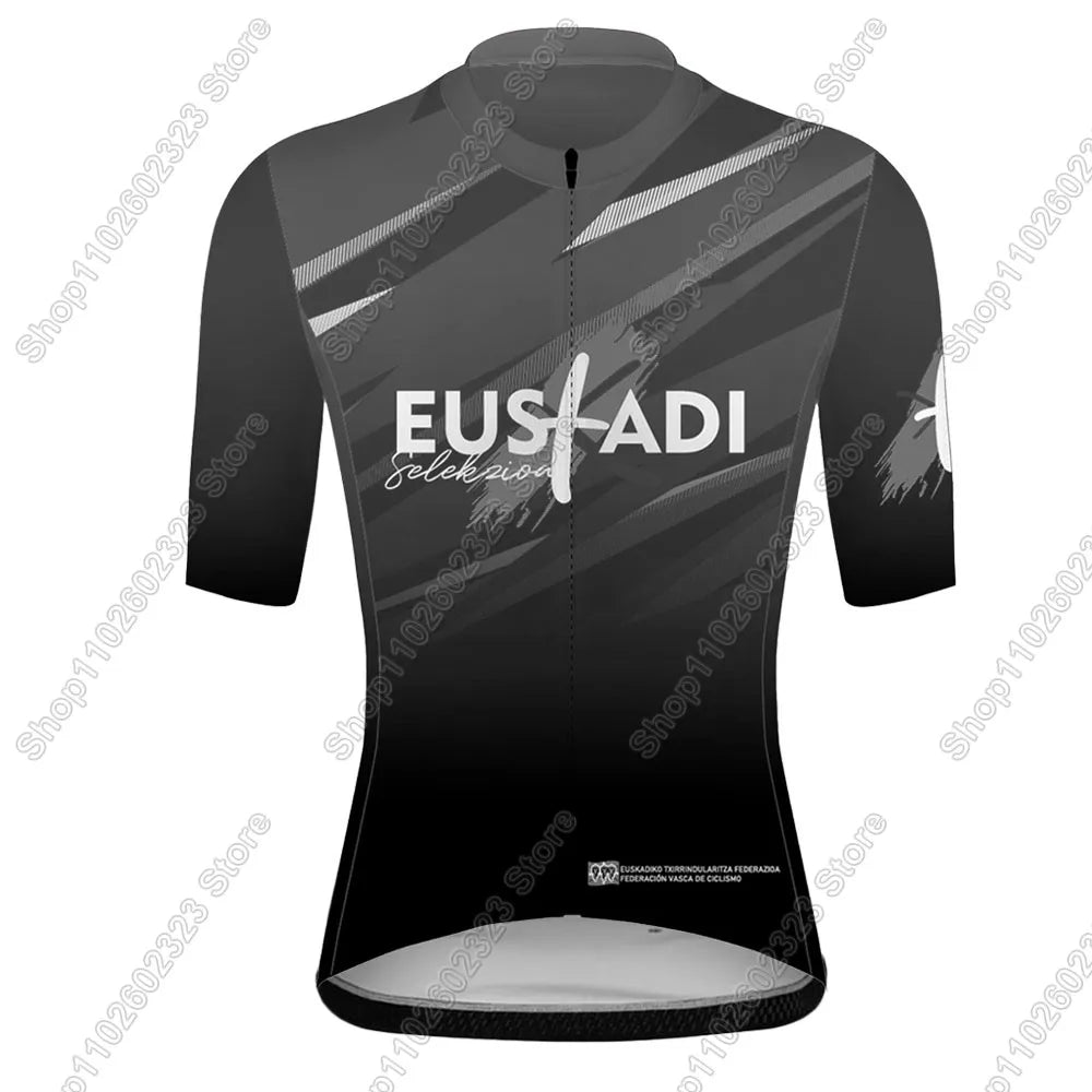 Euskadi equipo ciclismo Jersey 2025 conjunto verano España Ropa de bicicleta camisas de bicicleta traje pantalones cortos con pechera MTB Ropa Maillot