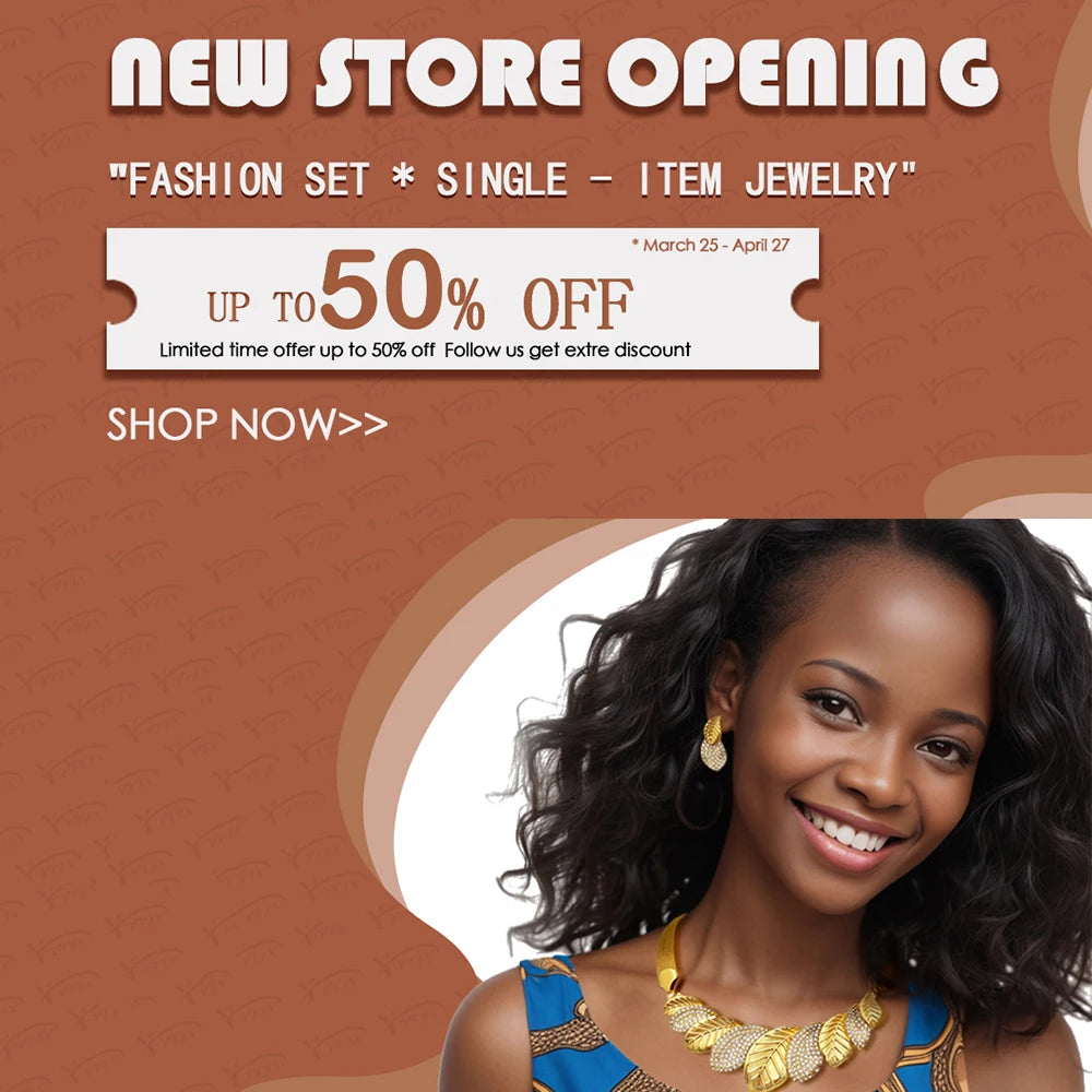 YTJX Juego de joyería de boda de 4 piezas, collar de circón fino, pulsera, pendiente, anillo para accesorios de joyería chapados en oro africano de Dubai