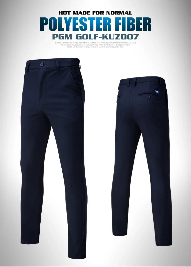 Pgm pantalones de Golf para hombre, pantalones cálidos gruesos impermeables de invierno, además de ropa de Golf de tenis de terciopelo, pantalones cálidos de pelota de Golf para hombre, a prueba de lluvia y nieve