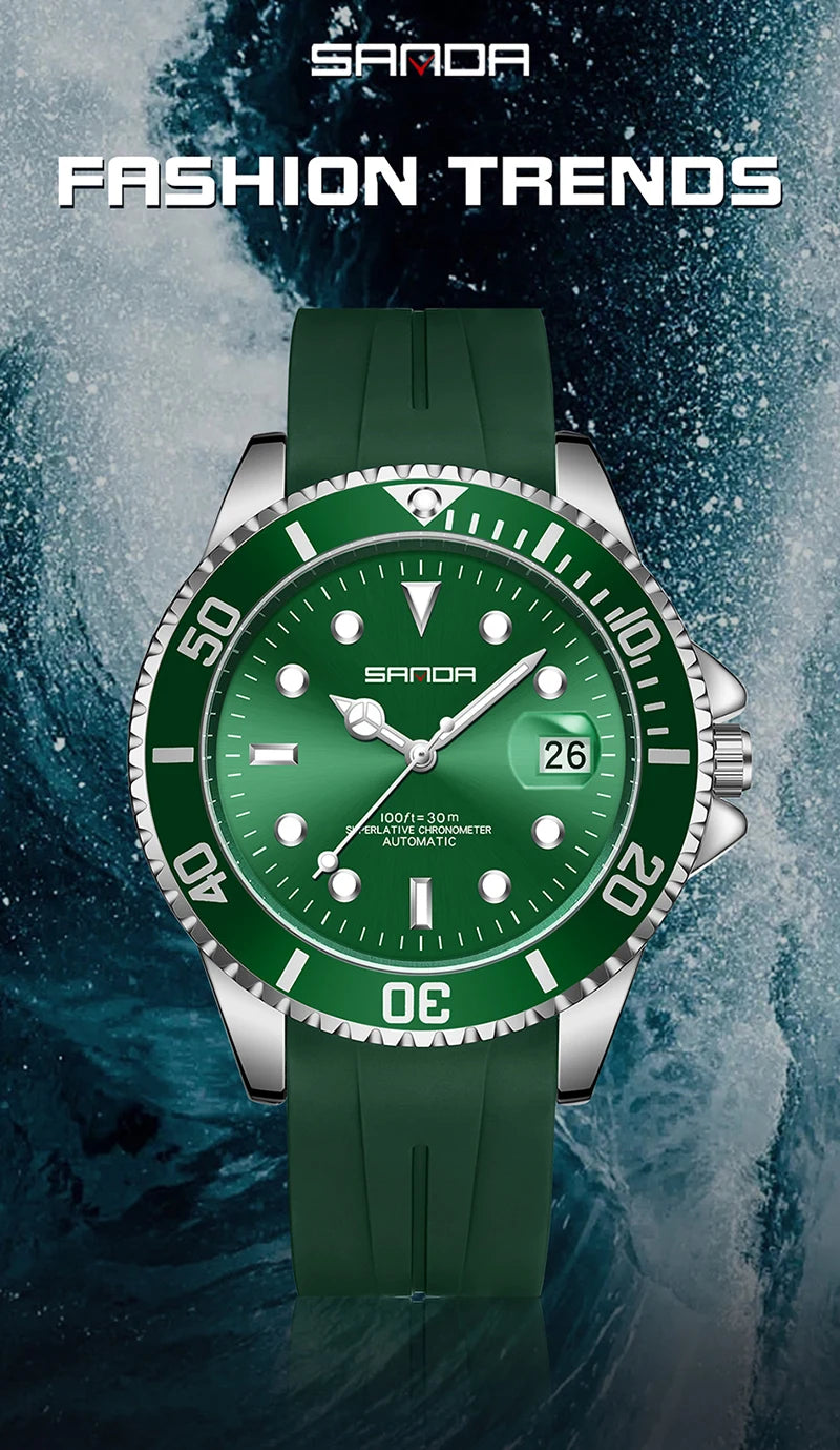 Relojes automáticos de marca de lujo para hombre, reloj mecánico resistente al agua con diseño cuadrado, relojes deportivos elegantes para mujer, reloj Masculino 2026