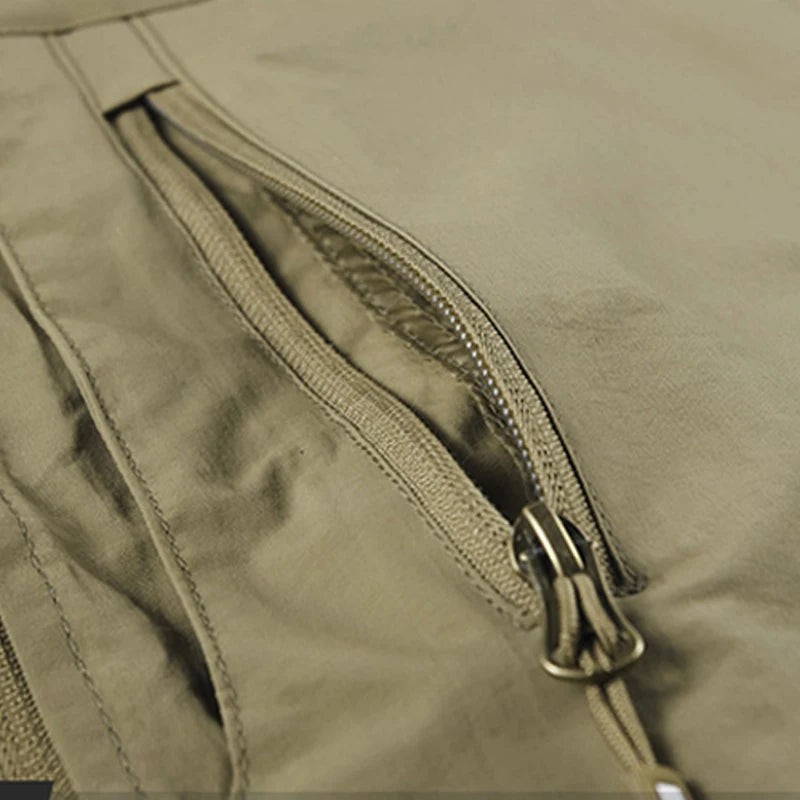 Chaleco de fotografía para hombre, chaleco de trabajo con múltiples bolsillos para exteriores, chaqueta para fotógrafos, chaleco utilitario informal holgado de talla grande