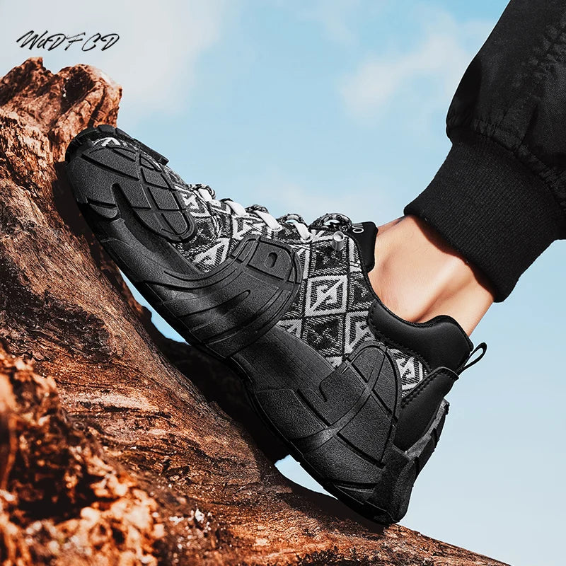 Zapatillas de deporte informales de talla grande 45, zapatos deportivos con suela de pulpo de diseñador para hombre, zapatos de gimnasio con plataforma aumentada de altura de tela de cuero de moda