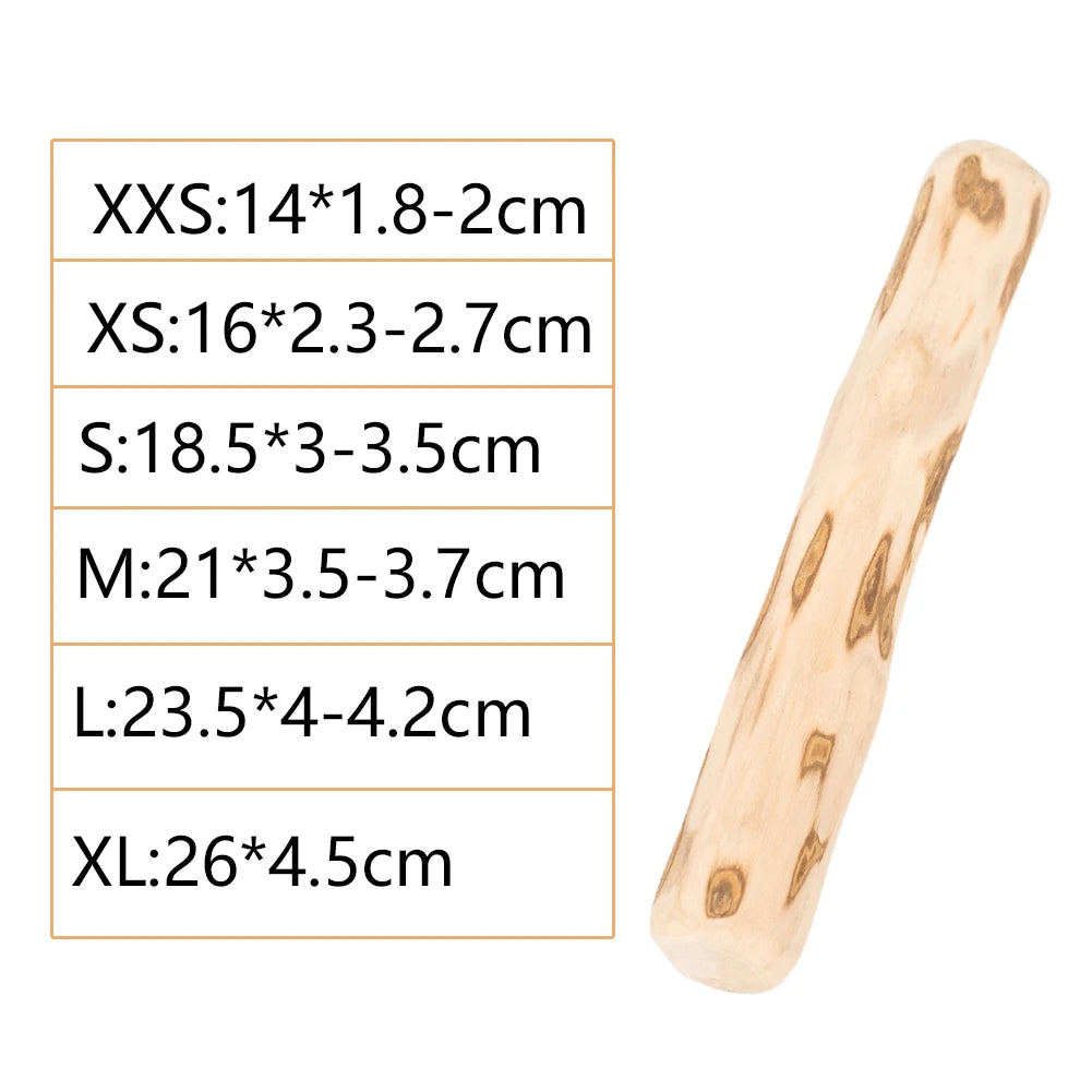 Varilla para moler dientes de perro, juguete para masticar de madera, palo masticable de madera de café Natural, resistente a mordeduras, juguete para aliviar la ansiedad, suministros para mascotas