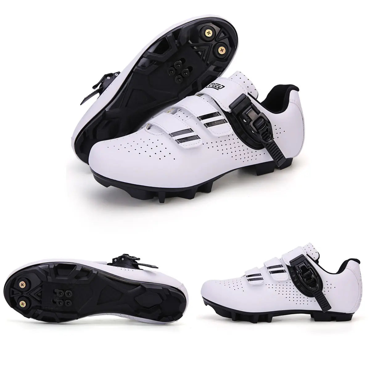 Zapatos de ciclismo para hombre con tacos Look Delta: zapatos giratorios compatibles con peloton con zapatos de bicicleta de carretera con clip Spd para hombres y mujeres
