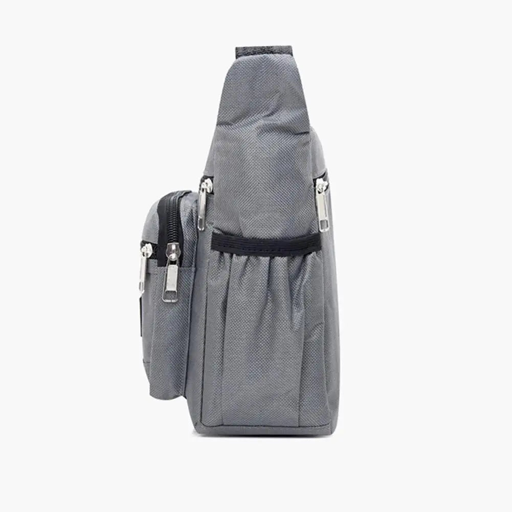 Bolso cruzado para hombre, bolsos de un solo hombro, bolsa de almacenamiento con múltiples bolsillos de gran capacidad, bolso de moda, bolsos cruzados de negocios