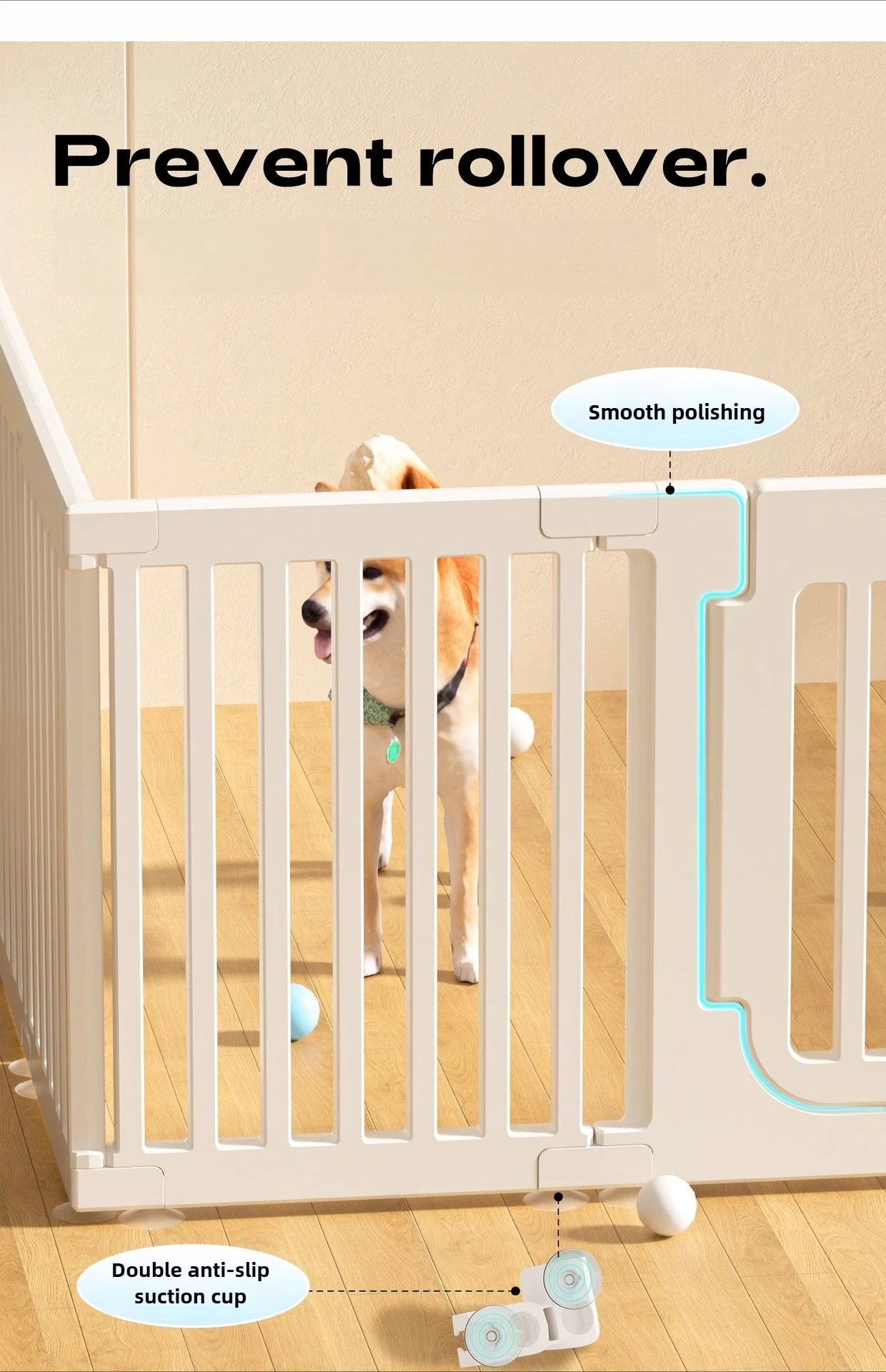 Valla para mascotas, jaula para perros domésticos para interiores, valla para perros pequeños, valla de protección de seguridad especial para interiores, producto de partición portátil para mascotas