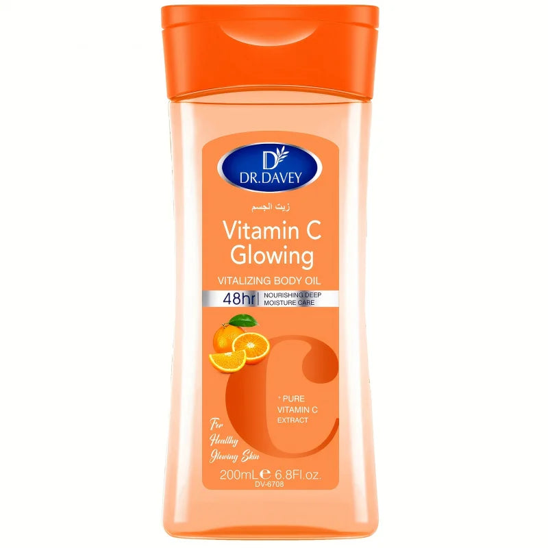 DR.DAVEY VC aceite de tratamiento corporal aceite corporal VC masaje corporal aceite esencial cuidado hidratante aceite esencial corporal