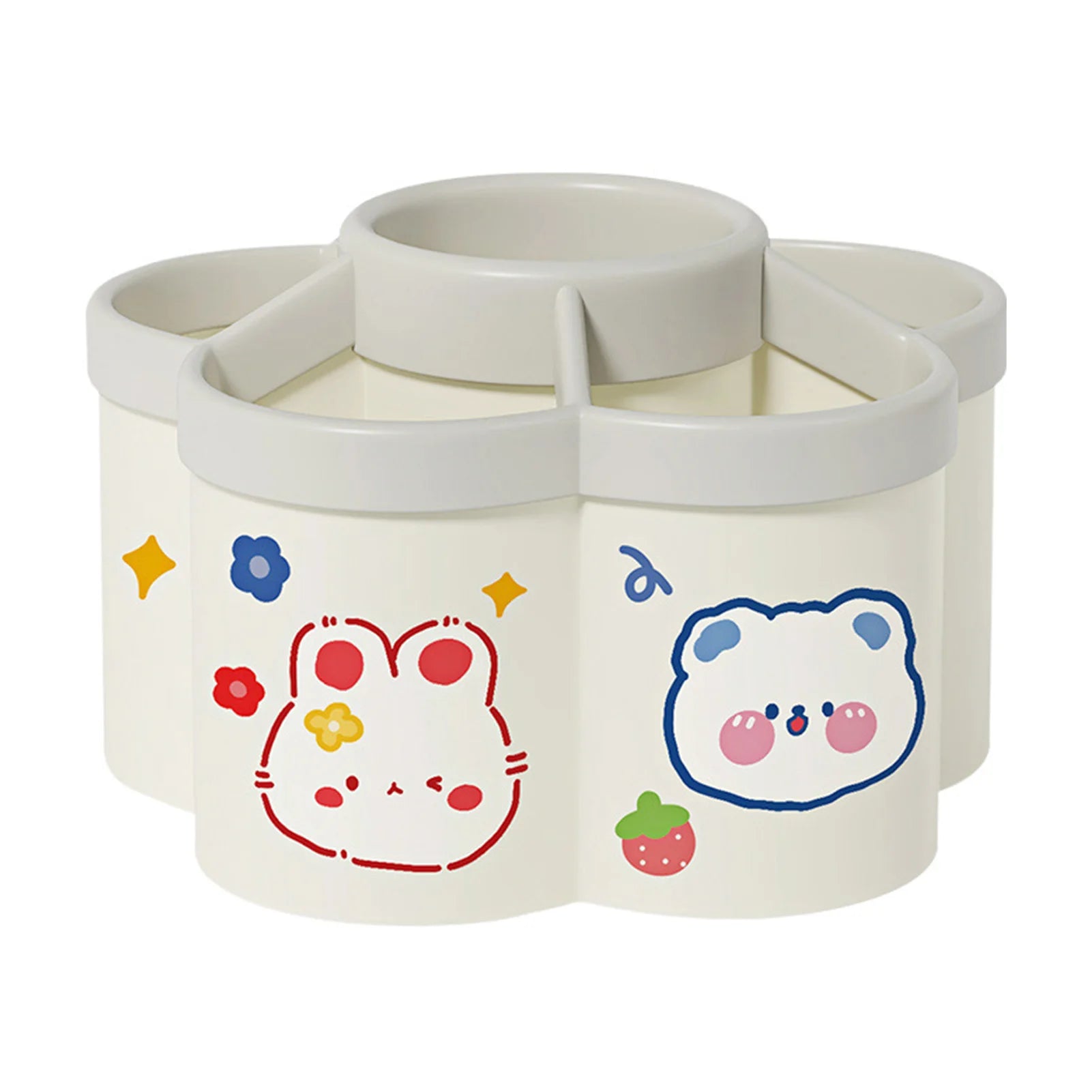 Portalápices giratorio, organizadores de escritorio, caja de almacenamiento de bolígrafos de gran capacidad, caja organizadora de brochas cosméticas, accesorios para estudio y dormitorio