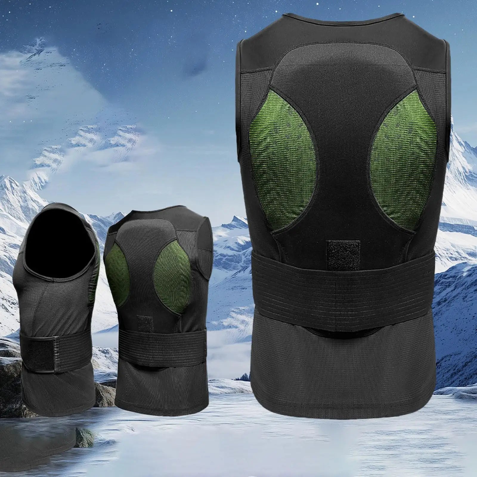Protector de espalda para Snowboard, chaleco de esquí para ciclismo de carrera, chaleco protector corporal, equipo deportivo transpirable para deportes al aire libre, Snowboard y motocicleta