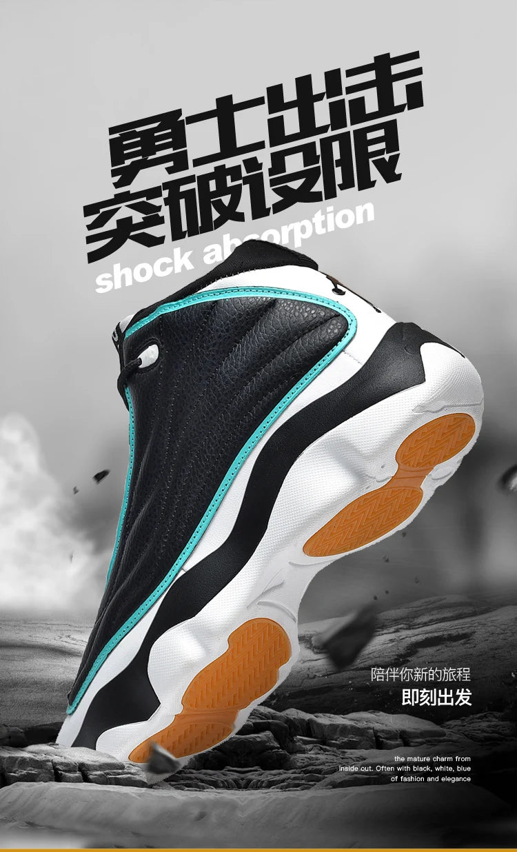 Zapatillas de baloncesto de alta calidad para hombre, zapatillas de baloncesto para hombre, zapatillas de deporte antideslizantes de alta calidad para exteriores
