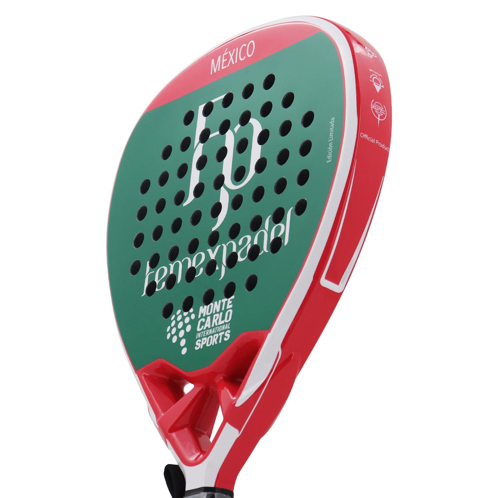 Raqueta de Padel P90, superficie de fibra de carbono 3K con memoria EVA, núcleo de espuma flexible, raquetas de tenis ligeras