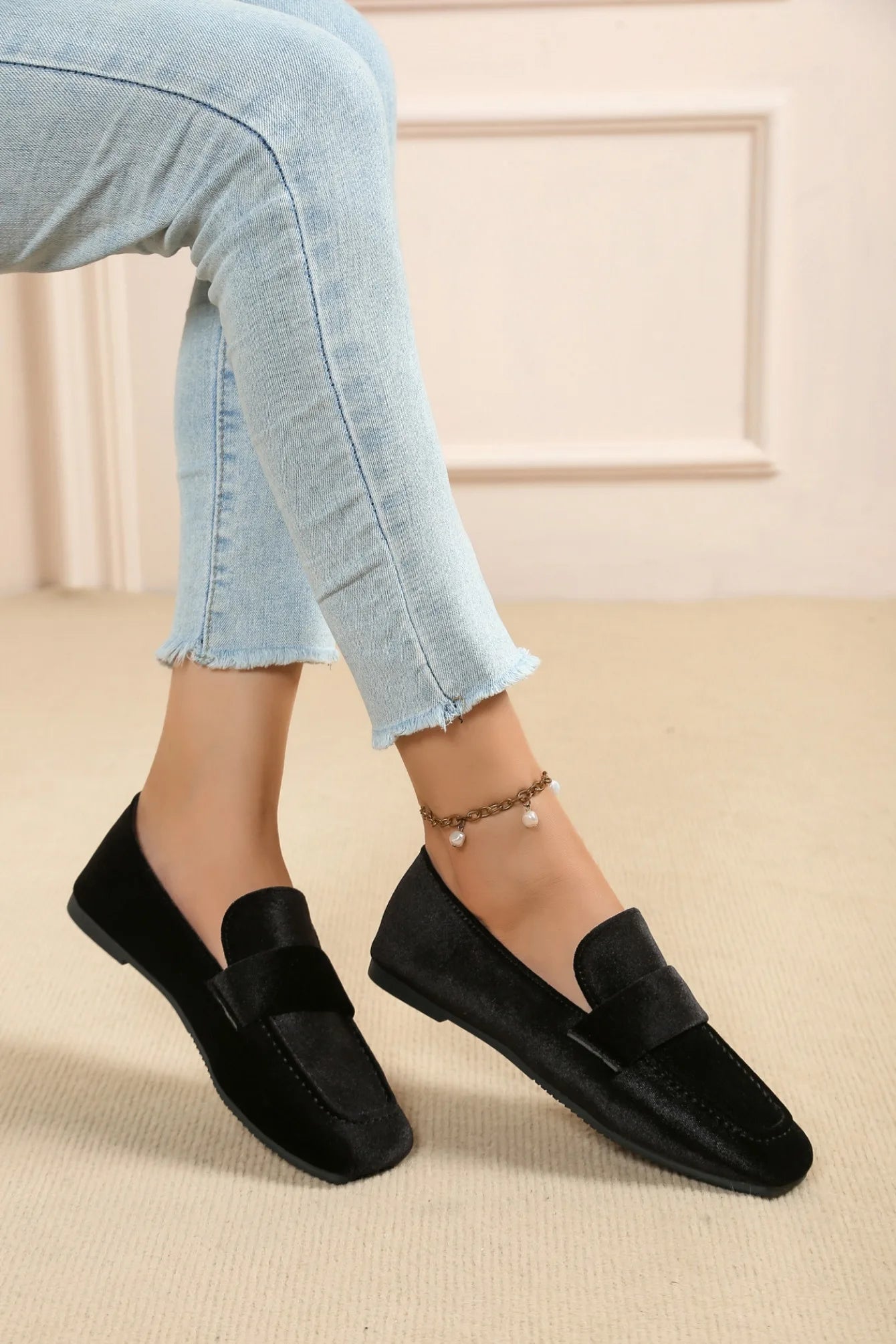 Zapatos planos informales para Mujer, mocasines cómodos a la moda De otoño, zapatillas De plataforma antideslizantes De talla grande, Zapatos De Mujer